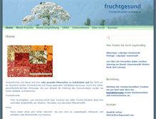 Tablet Screenshot of fruchtgesund.com